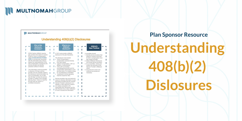 Understanding 408(b)(2) Disclosures