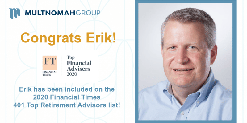 Daley Named to 2020 Financial Times 401 Top Retirement Advisers