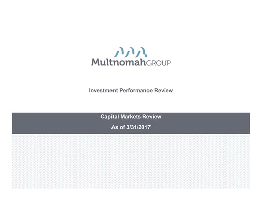 1st Quarter 2017 Market Update