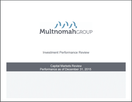 4th Quarter 2015 Market Update