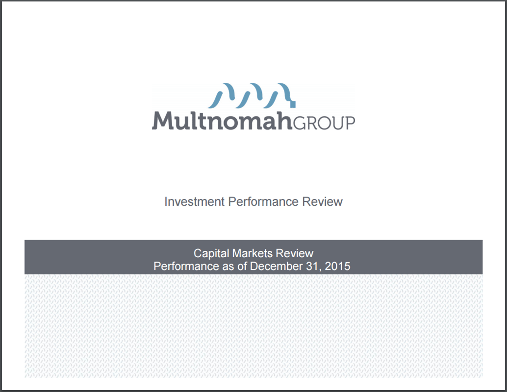 4th Quarter 2015 Market Update