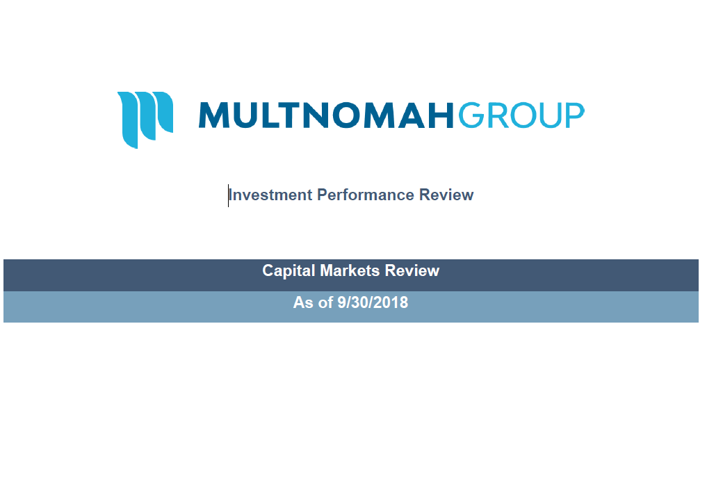 3rd Quarter 2018 Market Update