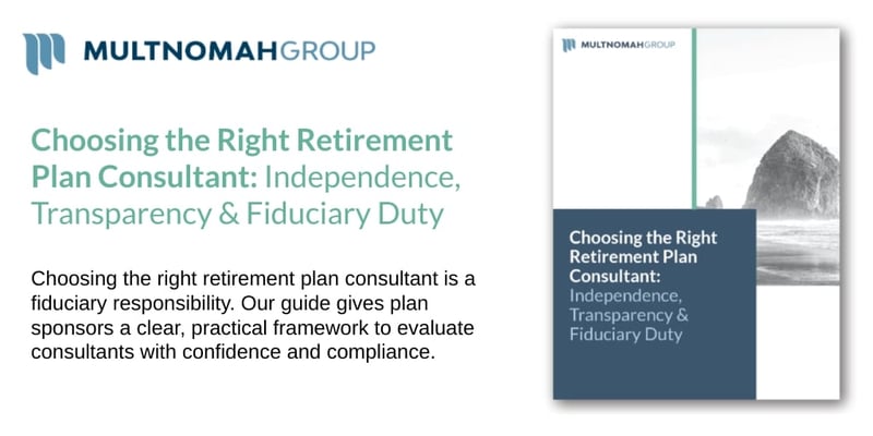 New Guide: Choosing the Right Retirement Plan Consultant