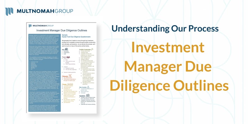 Investment Manager Due Diligence Outlines