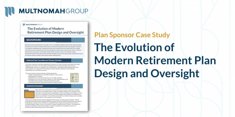 Retirement Plan Design and Oversight Case Study